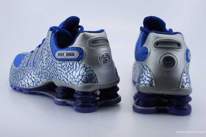 Marine Et Gris Nike Shox Nz